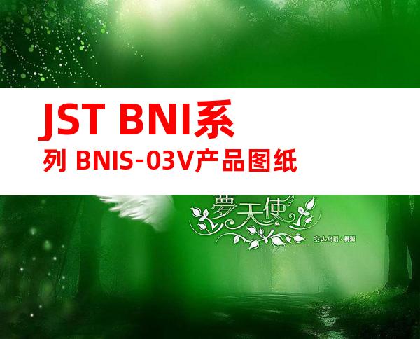JST BNI系列 BNIS-03V产品图纸